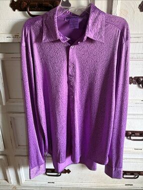 Cowgirl Tuff Purple Women's Button-Down Shirt
